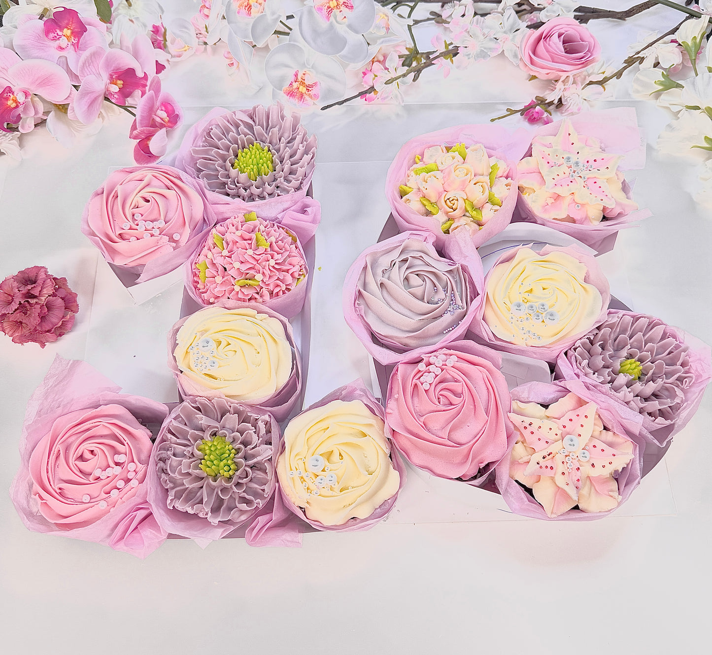 Muffins blommor